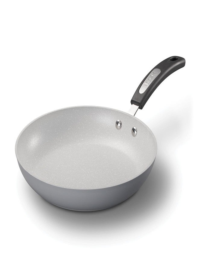 Starfrit The Rock TERRA 24cm (9,5'') Ceramic Non-Stick Fry Pan - Thick Aluminium Base - PFOA Free - Easy to Clean - Grey - Image 1