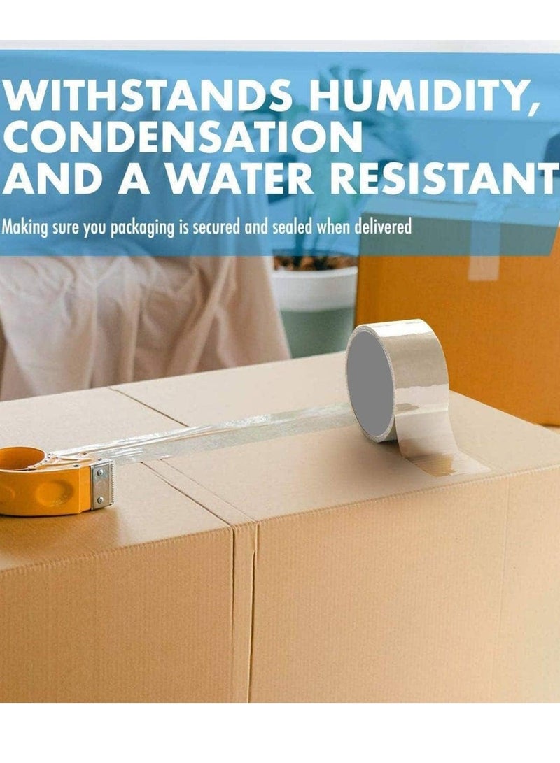 Clear Packing Tape - 100 Yards x 2inches - Heavy Duty Adhesive Tape for Moving and Packaging (36) - Image 2