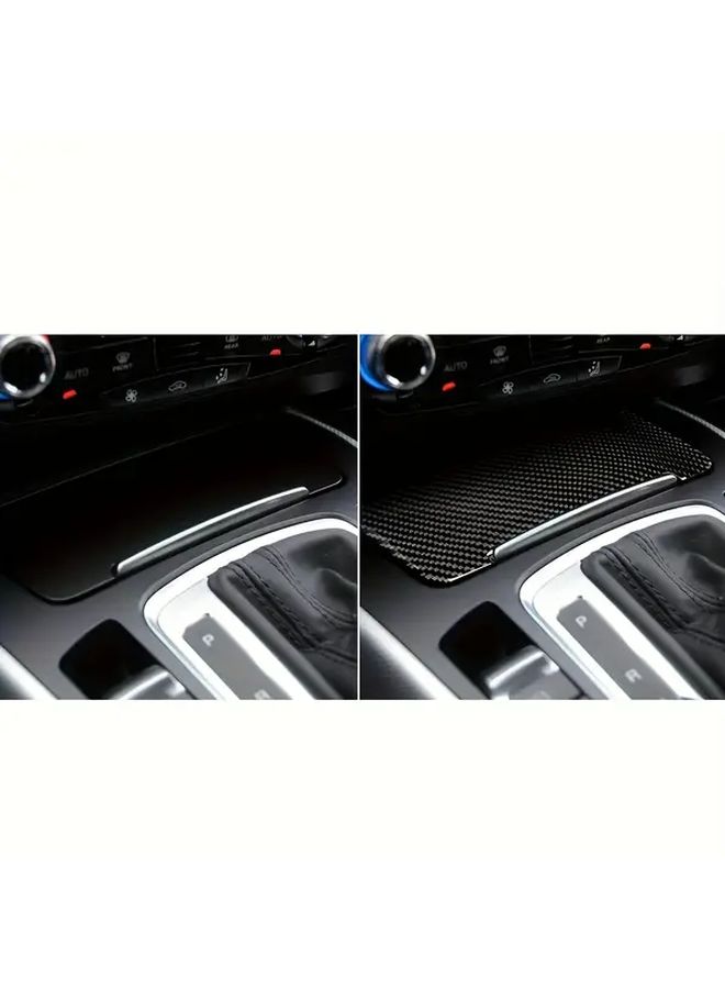 J 9 4 1 Carbon Fiber Lighter Panel Decorative Sticker For Audi A4 A5 Q5 2009 2017 - Image 5