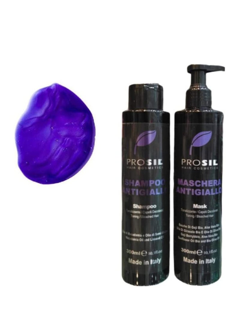 بروسيل شامبو وبلسم بروسيل البنفسجي المضاد للأصفر للشعر المصبوغ - 300 مل - Image 3