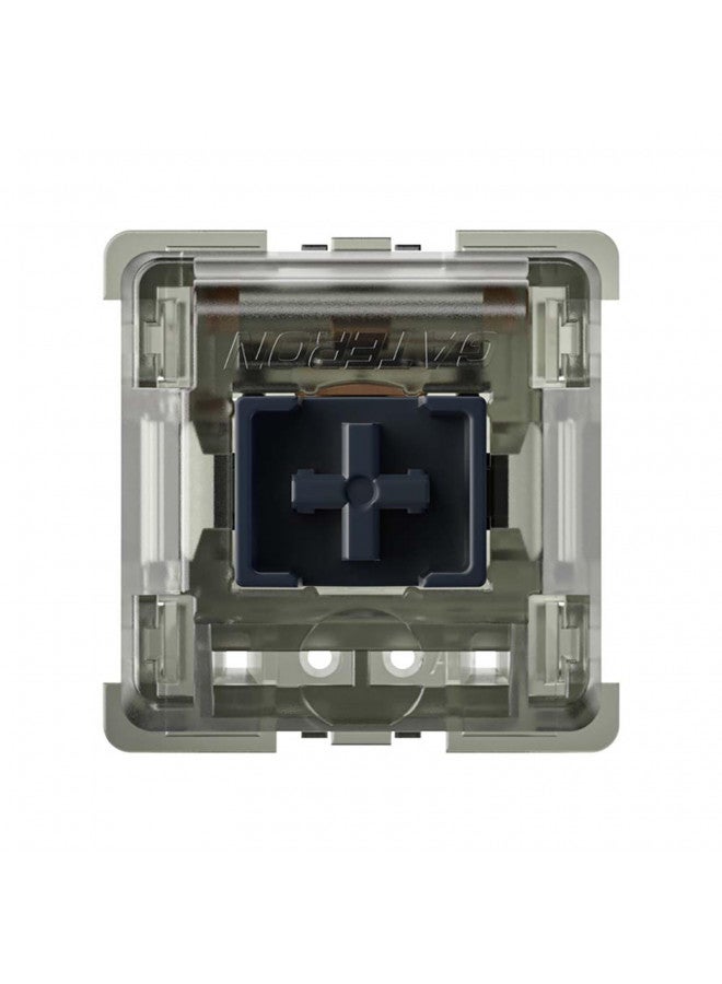 kutethy Gateron Ink v2 Black Pre lubed 5pin Linear Switches 60g Force DIY Mechanical Keyboard Switch(108PCS, Black Ink v2) - Image 2