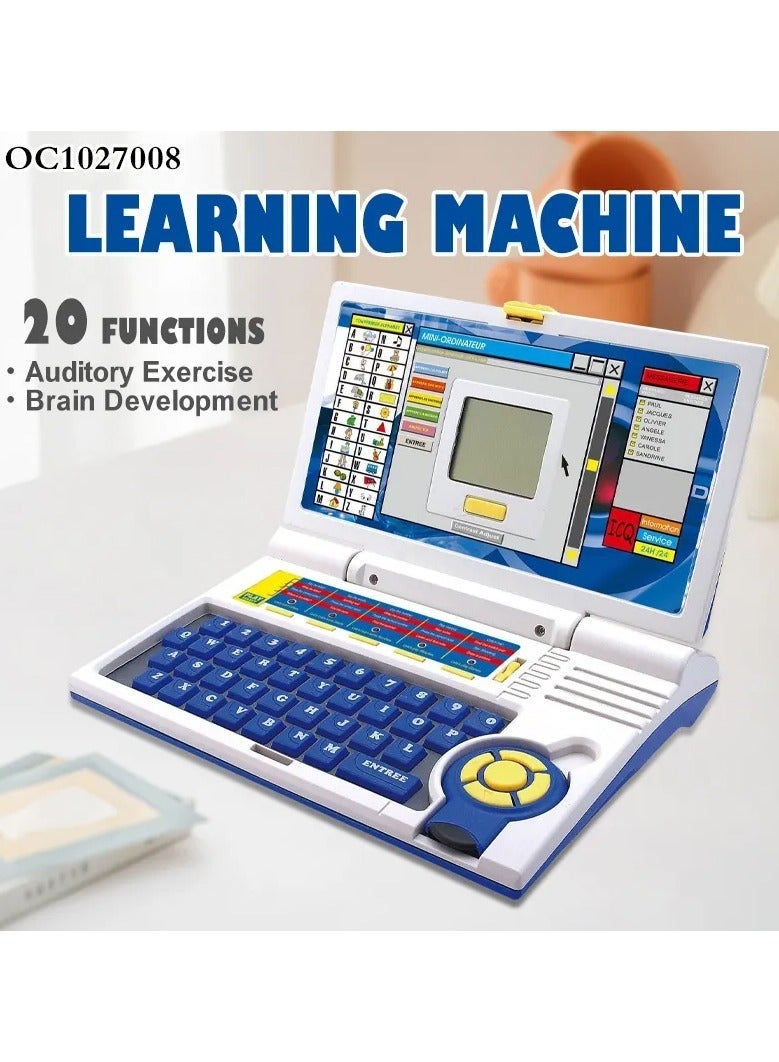 English Learner Kids Laptop – Educational Learning Computer Toy with 20 Fun Activities | Kids Educational Laptop with Music, Spelling, Math & Games | Interactive Learning Machine for Toddlers & Children | Early Learning Toy & Perfect Gift for Boys & Girls - Image 5