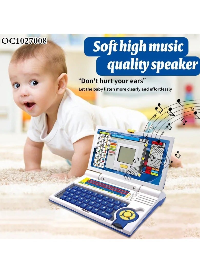 English Learner Kids Laptop – Educational Learning Computer Toy with 20 Fun Activities | Kids Educational Laptop with Music, Spelling, Math & Games | Interactive Learning Machine for Toddlers & Children | Early Learning Toy & Perfect Gift for Boys & Girls - Image 3