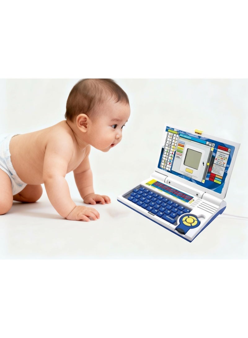 English Learner Kids Laptop – Educational Learning Computer Toy with 20 Fun Activities | Kids Educational Laptop with Music, Spelling, Math & Games | Interactive Learning Machine for Toddlers & Children | Early Learning Toy & Perfect Gift for Boys & Girls - Image 2