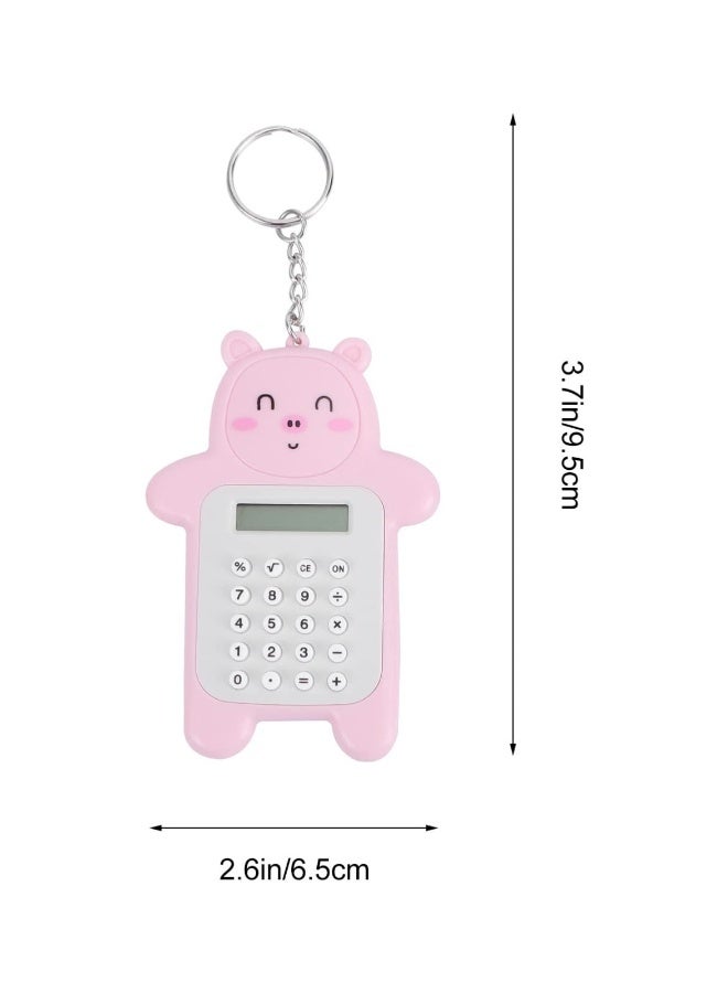 3 Pcs Cartoon Calculator With Keychain - Image 5
