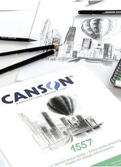 CANSON A3 Size Sketch Pad 30 Sheets Extra White 180gsm Thickness Ideal for Professional Artists & Illustrators  - Image 4