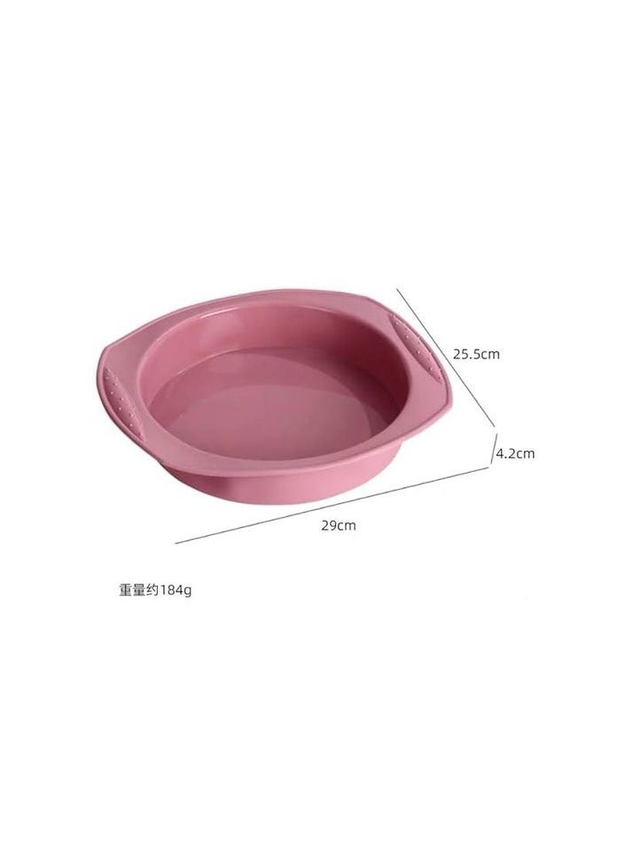 قالب خبز دائري سيليكون غير لاصق قابل لاعادة الاستخدام (كحلي) - Image 2