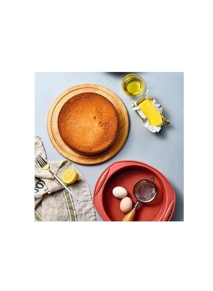 قالب خبز دائري سيليكون غير لاصق قابل لاعادة الاستخدام (كحلي) - Image 4