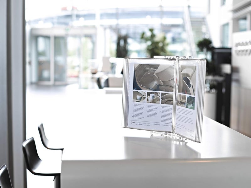 Tarifold DJOIS by Desktop Reference and Display System, Acrylic, 20 Double-Sided Pockets, 40-Sheet Capacity, Made in France, Clear (CD272) - Image 5