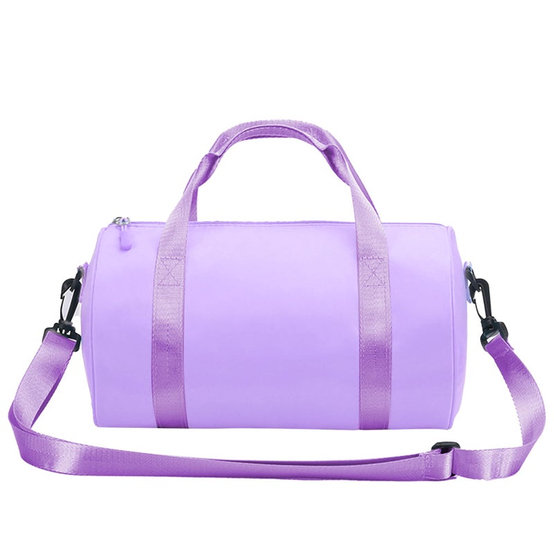 W WINTMING Ballet Dance Bag Mini Gym Bag Lightweight Small Duffle Bag 10L Cute Crossbody Bag for Yoga Swimming Sport Purple - Image 2