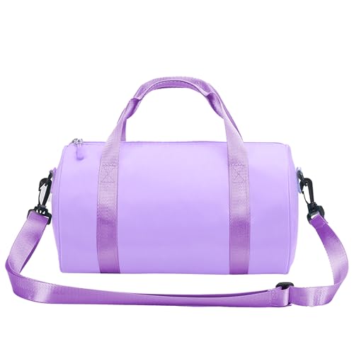W WINTMING Ballet Dance Bag Mini Gym Bag Lightweight Small Duffle Bag 10L Cute Crossbody Bag for Yoga Swimming Sport Purple - Image 1