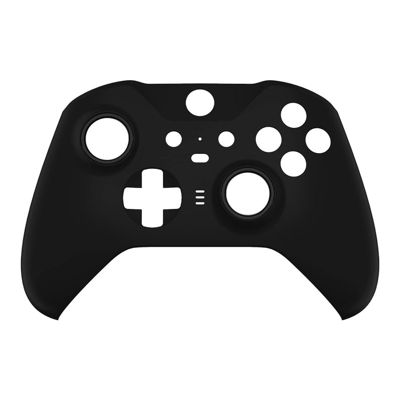 eXtremeRate Black Soft Touch Grip Faceplate Cover, Front Housing Shell Case Replacement Kit for Xbox One Elite Series 2, Xbox Elite 2 Core Controller Model 1797 - Controller NOT Included - Image 3