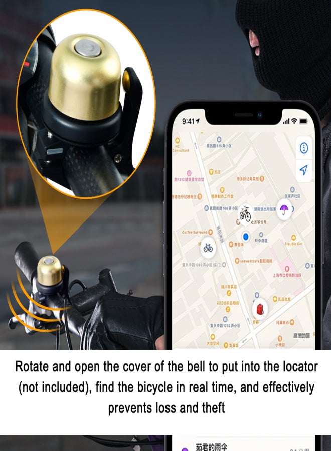 تووك جرس دراجة TUOOC للمقود، بوق دراجة عالي الصوت، مضاد للسرقة، مقاوم للماء، مناسب للدراجات الجبلية ودراجات الطرق - Image 5