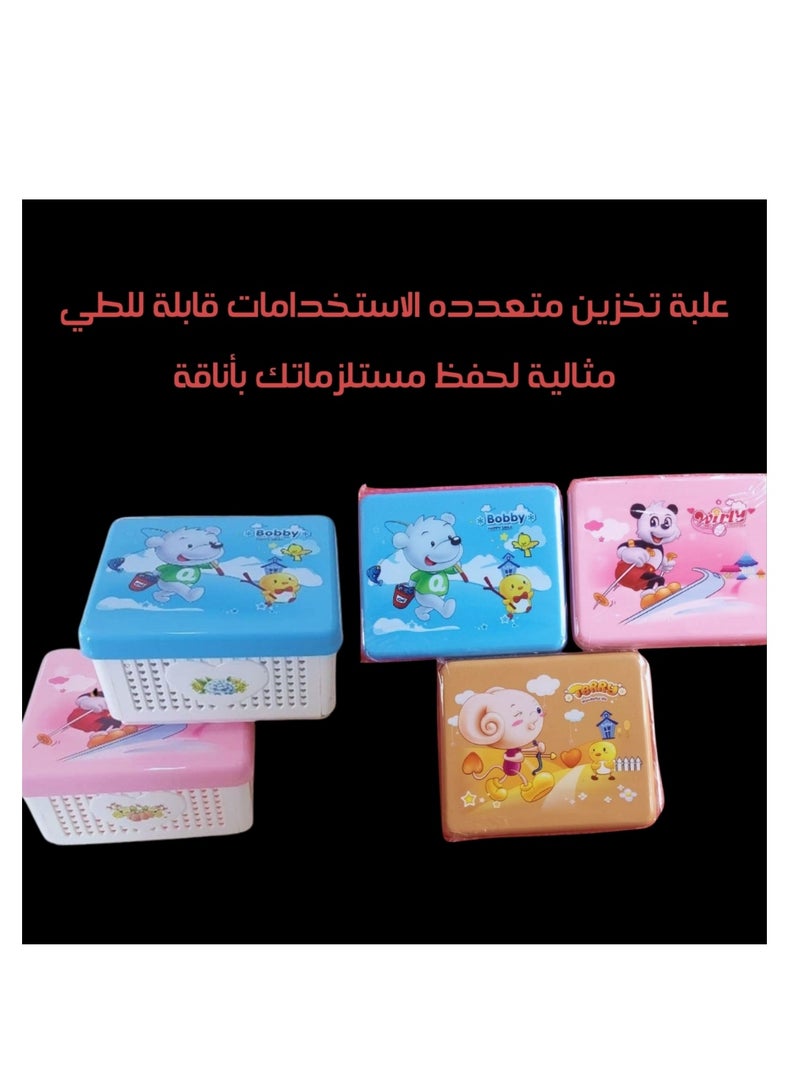 علبة تخزين متعدده الاستخدامات قابلة للطي – مثالية لحفظ مستلزماتك بأناقة!  - Image 2