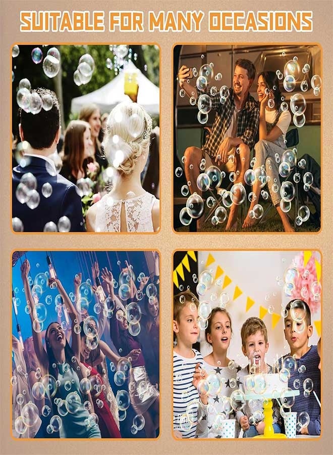 RAWAID Automatic Light-Up Bubble Machine for Kids with 130ml Solution, Magical Bubble Wand Toy for Outdoor Play, Parties, Birthdays & Gifts for Boys and Girls - Image 5