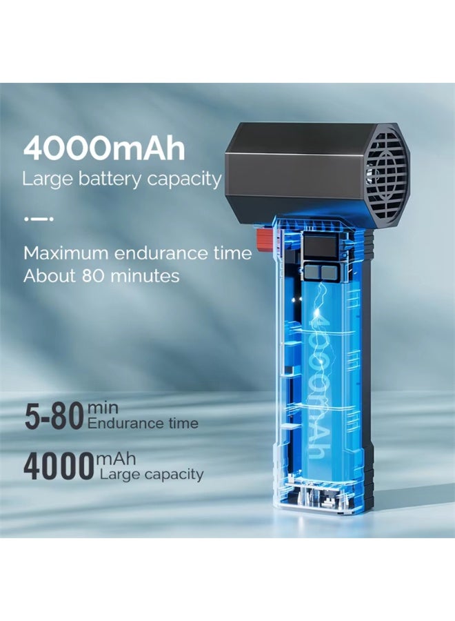 64mm Oversize Turbo Dryer Blower | High-Speed Brushless Motor Car Drying Fan | Powerful Violent Turbo Air Blower for Vehicle Detailing & Water Removal - Image 2