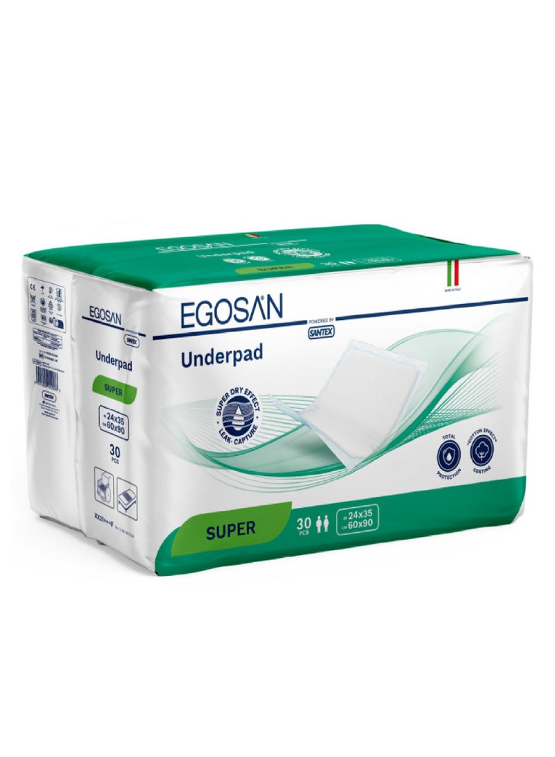 Egosan Underpad Super IN (24x35) CM(60x90) 30's