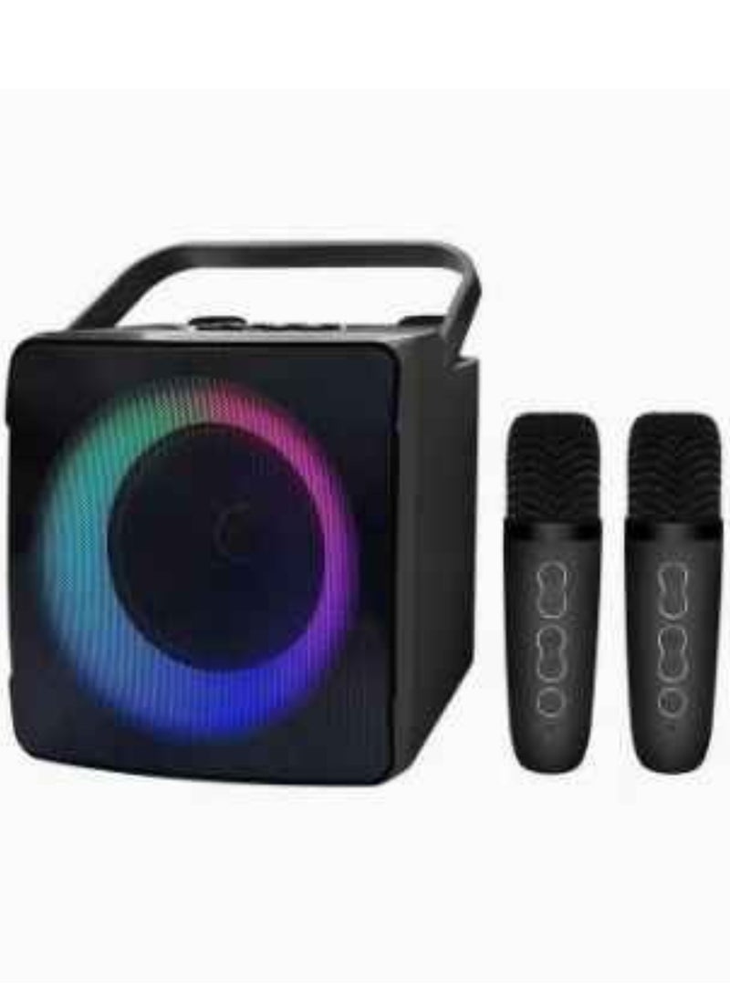 SDRD SD508 Home Karaoke Portable Bluetooth Speaker Dual Wireless Microphone Live TV FM Radio TF Card USB Subwoofer Music Center Audio  - Image 1