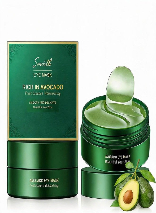 120PCS Avocado Eye Patches, Reduce Fine Lines and Wrinkles, Moisturizing Nourishing Eye Treatment Mask, Improving Eye Skin Dryness (Avocado Eye Cream) - Image 1