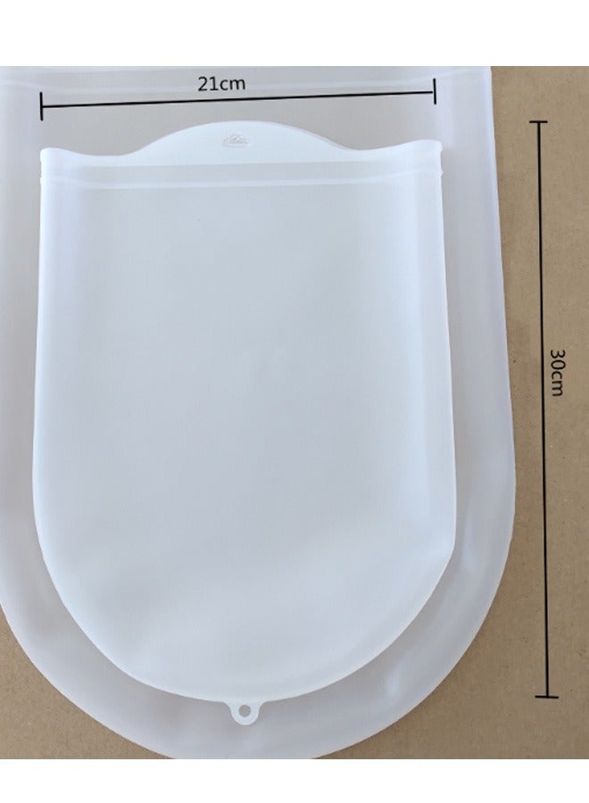 GMORO 2pcs Kneading Dough Bag,Silicone Kneading Bag,Multifunctional Dough Mixer for Bread and Cookie,Flour Mixing Bag Preservation Bag, Bread Kneading Tool Reusable Dough Bag,Cooking Tool - Image 2
