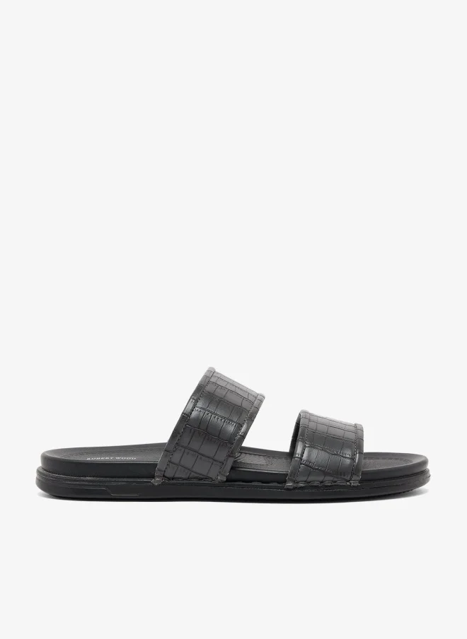 روبرت وود صنادل كاجوال بنقش تمساح كومفورت لاين