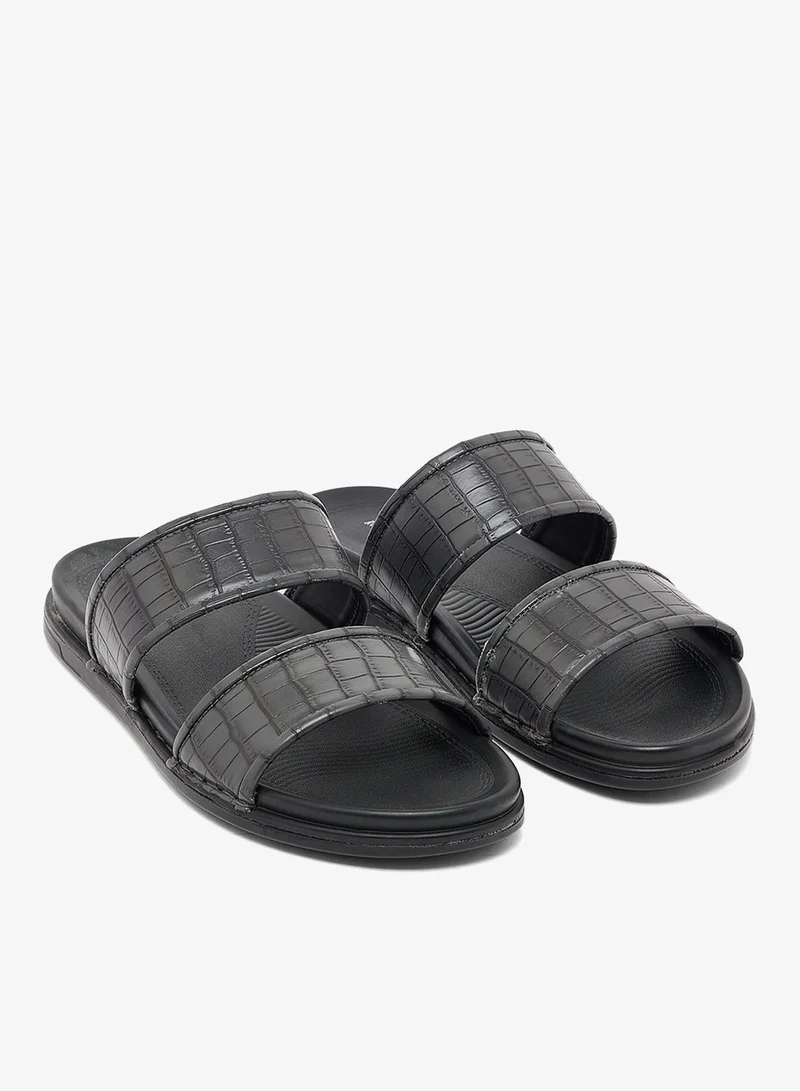 روبرت وود صنادل كاجوال بنقش تمساح كومفورت لاين