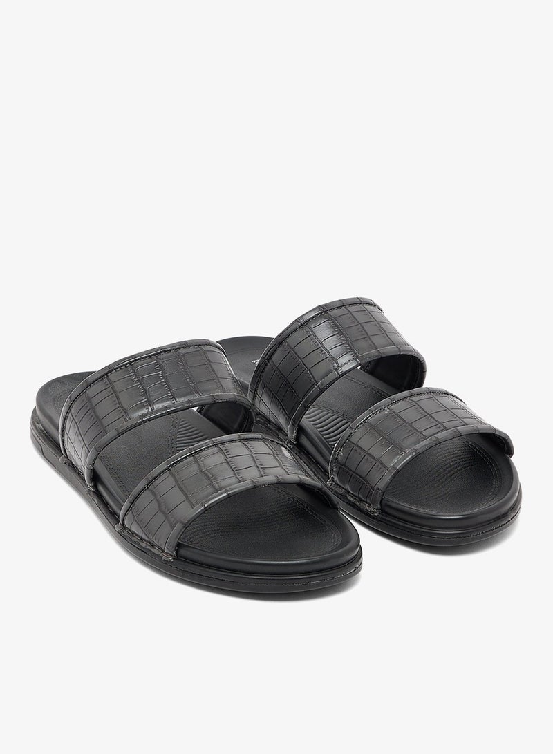 Robert Wood Comfortline Croc Emboss Casual Sandals - Image 1