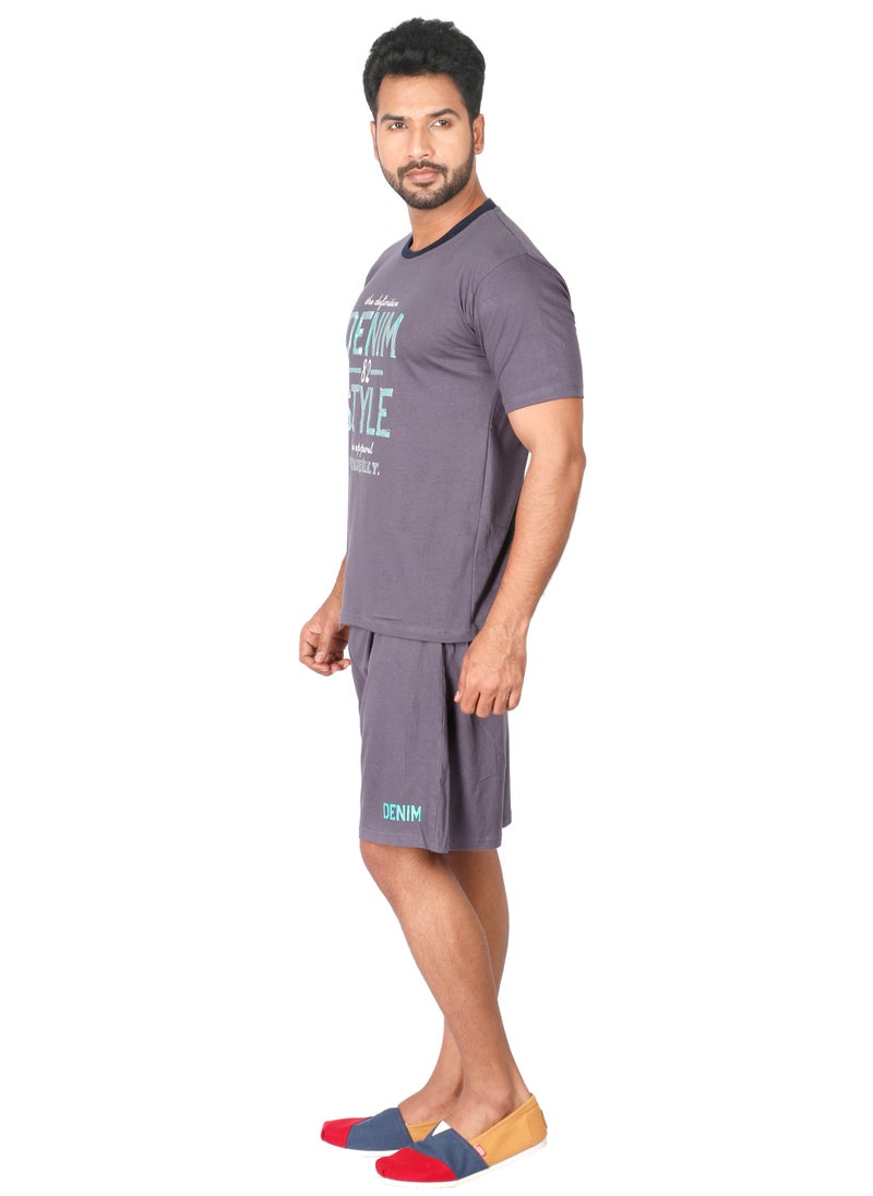 Soko Mesh - Grey Sleepwear Set For Men - Image 1