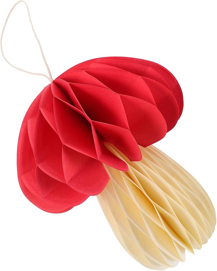 كرة عسلية كروية على شكل فطر معلقة للزينة لحفلات الزفاف وأعياد الميلاد - Image 2