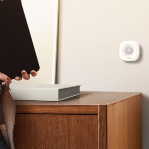 tapo TP-Link Tapo T100 120° PIR Smart Motion Sensor with Motion-Activated Light, Energy Saving, Battery-Powered, Real-Time Notifications, Device Sharing - Image 3