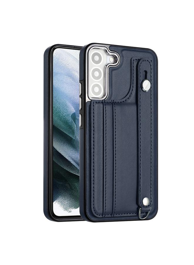 اس-توب جراب هاتف جلدي مقاوم للصدمات لهاتف Samsung Galaxy S23+ مع حزام معصم - Image 1