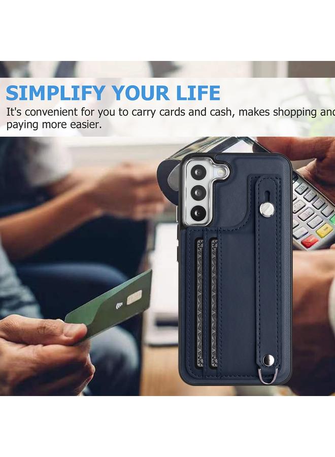 اس-توب جراب هاتف جلدي مقاوم للصدمات لهاتف Samsung Galaxy S23+ مع حزام معصم - Image 2