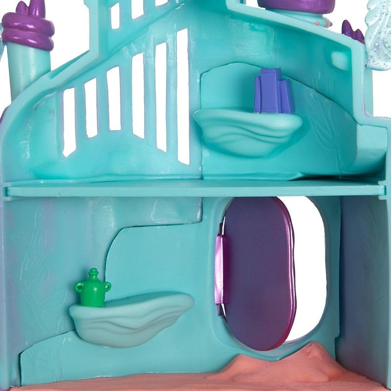 Disney Store Official Princess Micro Toy Set â€“ The Little Mermaid â€“ Set Includes Micro Figures of Ariel, Flounder, Sebastian, & her Palace â€“ Portable Playset â€“ Perfect for Fans of Disney Princesses - Image 5