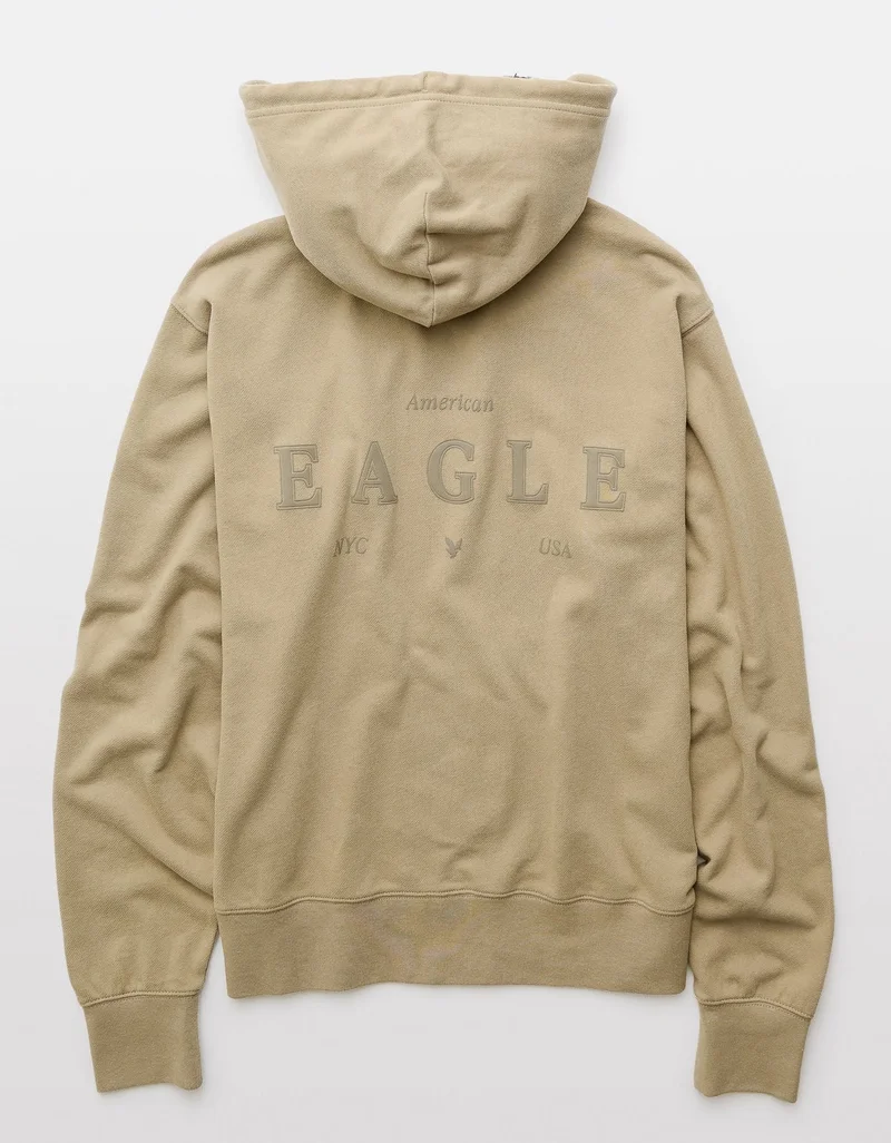 American Eagle  AE Graphic Full-Zip Hoodie for Men | Best Price UAE