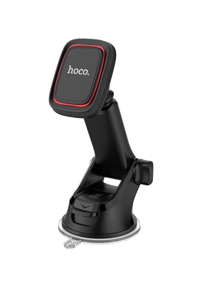 Hoco CA42 – Cool Journey Mobile Car Holder for Center Console with Adjustable Stretch Rod | Universal Mount Compatible with iPhone, Samsung, Xiaomi, Oppo, Huawei | 360° Rotation, Anti-Slip Grip, Strong Suction Cup | Hands-Free Driving – Black  - Image 2