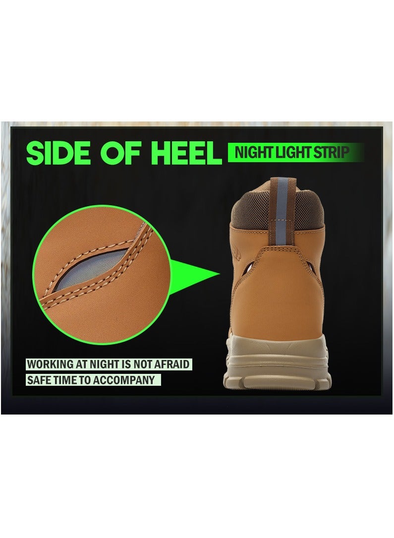 Safety boots, lightweight waterproof work boots for men and women, steel toe safety boots, non-slip work boots - Image 4