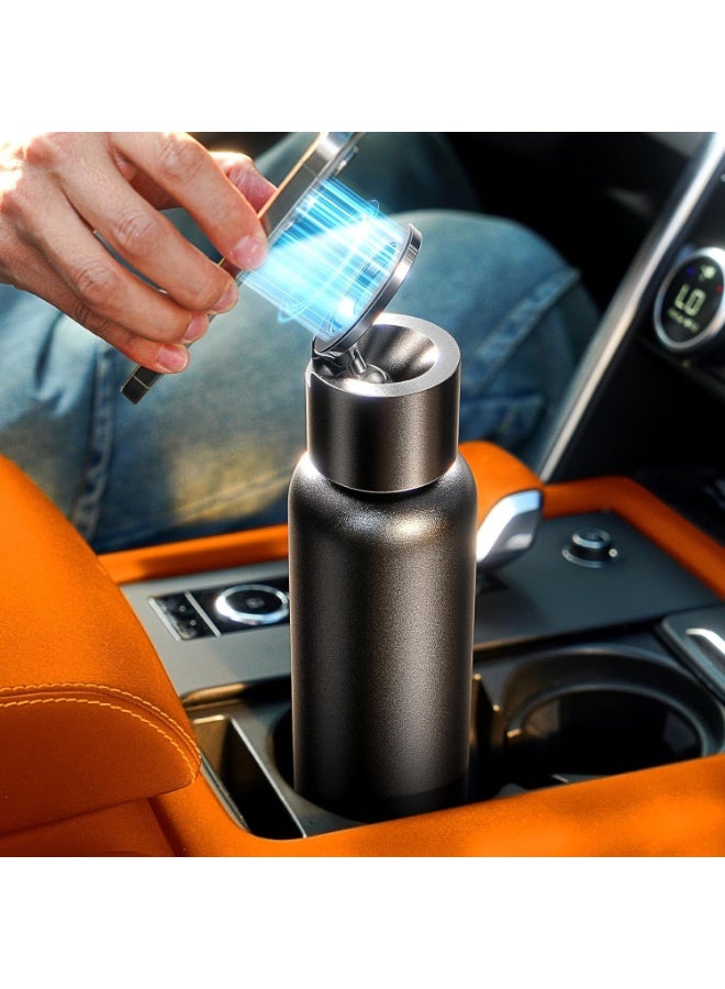 Sports Origin 24oz 750ml Multifunction Portable Water Bottle Tripod Water bottle | Magnet Top Magnetic Lid Water Bottle | Phone Holder | Stainless Steel Hydration Bottle with Integrated MagSafe Phone Mount | 12Hrs Hot/24Hrs Cold | BPA-Free | Works with All Devices Android & iOS | Free Magnetic Booster Ring | Pearl Cream - Image 5