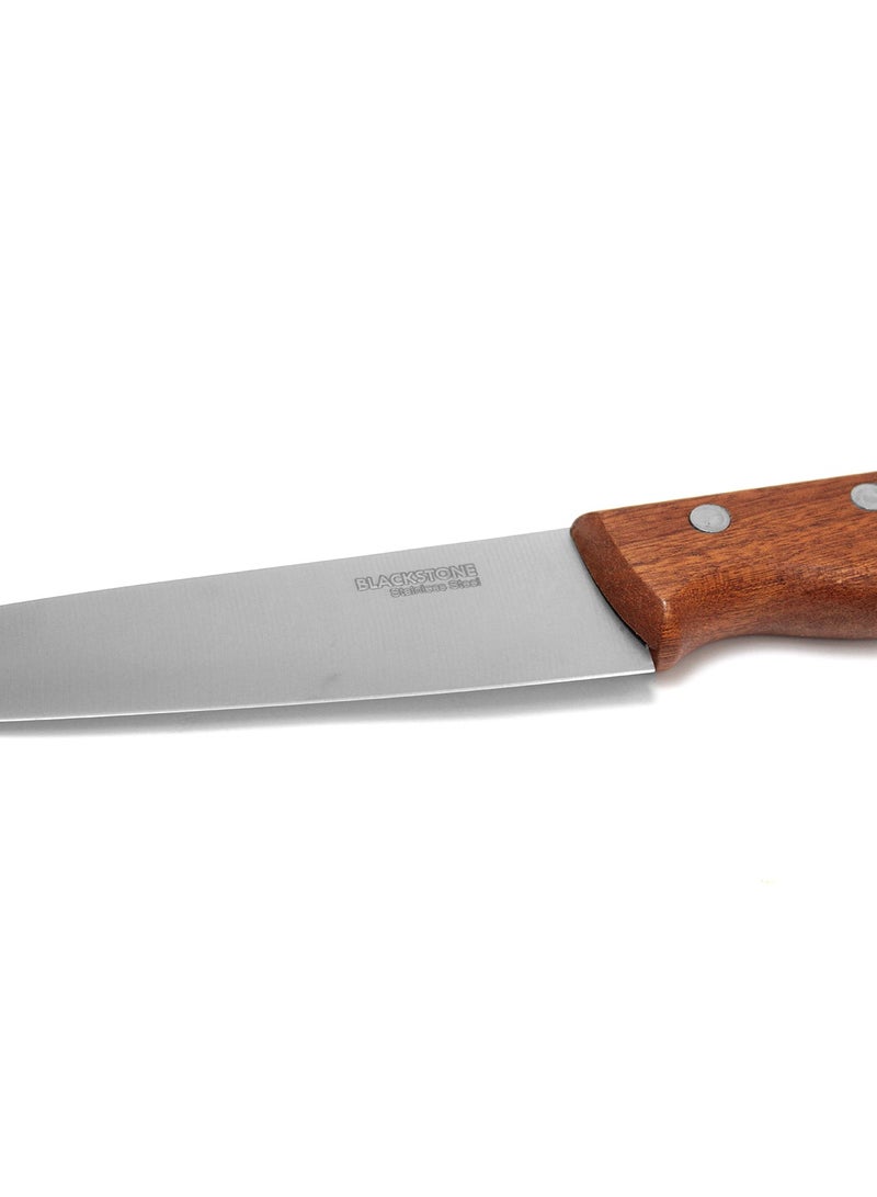 BLACKSTONE Wooden Handle Chef Knife Precision Craftsmanship from China 8 - INCH  - Image 4