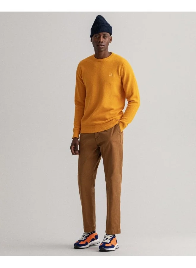 GANT Gant Cotton Pique Crew Neck Sweater