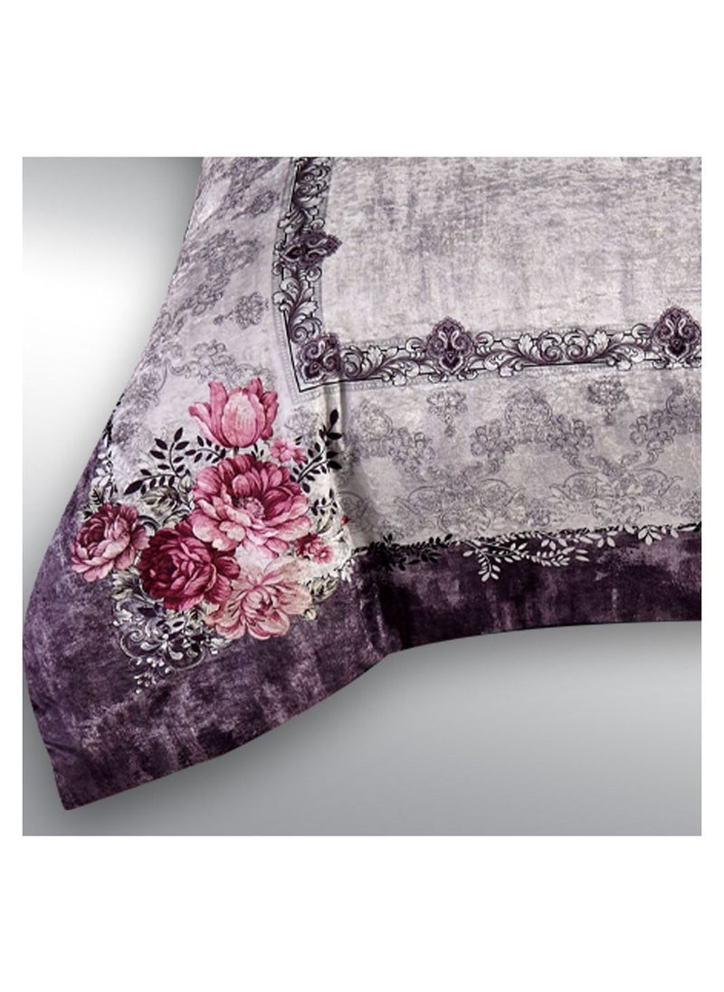 Family Bed quilt 3 pieces Velvet tableau size 240 x 250 cm model 702 from Family Bed  - Image 5