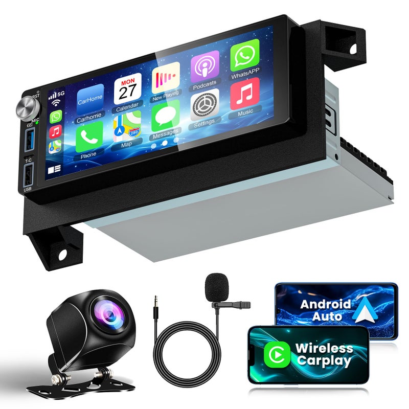 Adapter-Universe 4G64G Android 13 Car Radio for Dodge Chrysler Jeep 19902000 62Touch Screen Stereo with Wireless CarPlay Android Auto GPS Navigation Bluetooth52 - Image 2