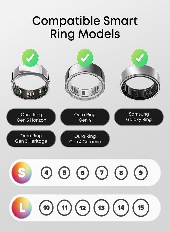 Vokelater 10 Pack Silicone Ring Covers Compatible with Oura Ring Gen 4 & Ring 3 Horizon/Heritage, Slim Protective Smart Ring Protectors in Morandi Colors for Women Men, S for 4/5/6/7/8/9 - Image 2