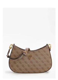 GUESS Women's Noelle Crossbody Camera Bag in Light Brown.