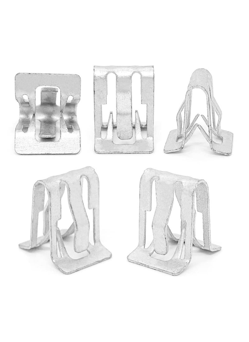 SYOSI - 100 PCS Interior Trim Clips - Scuff Plate, Lift Gate Trim Finish Panel, Console Dash Retainer Clips, Moulding Fastener for GM Cars & Trucks - Image 1
