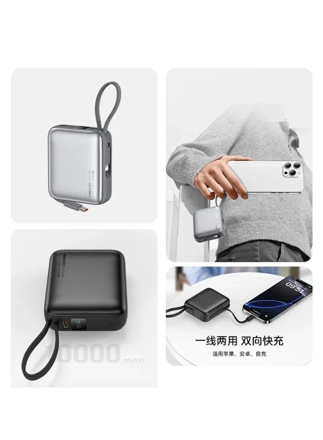 ريتشي بنك الطاقة Recci Energy Block RPB-P63، بسعة 20,000 مللي أمبير/ساعة، وقوة 22.5 واط، مع منفذ USB-C وكابل Lightning - Image 5