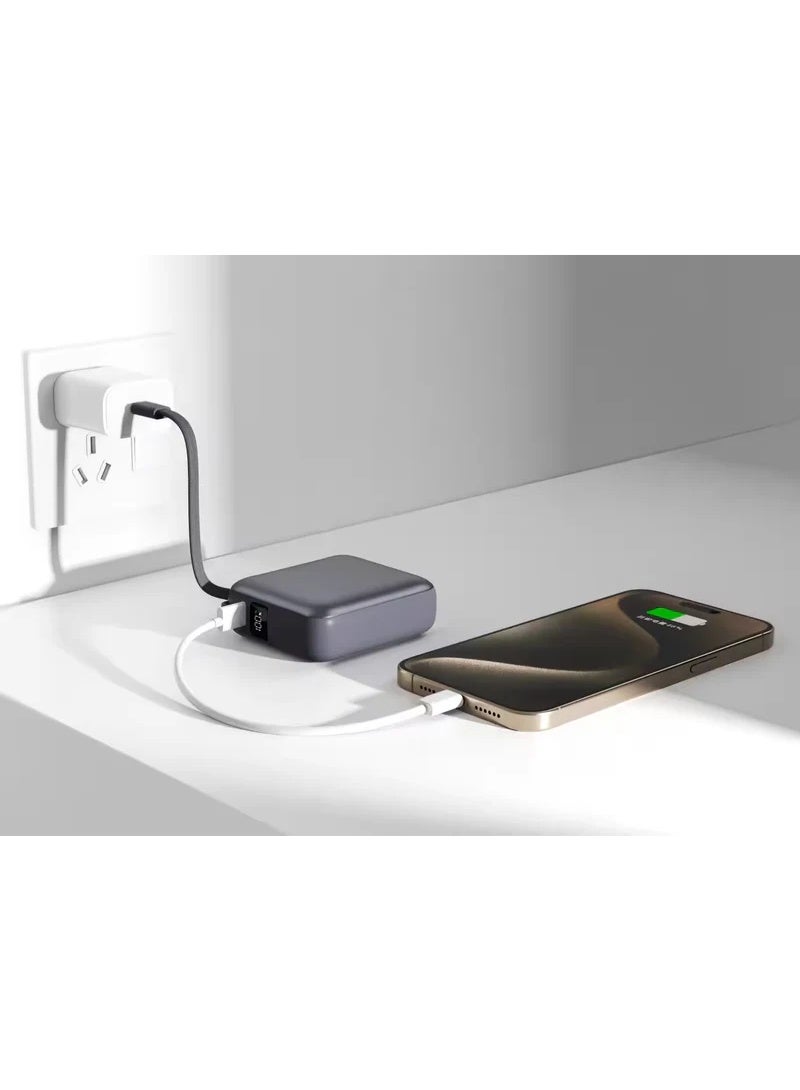 ريتشي بنك الطاقة Recci Energy Block RPB-P63، بسعة 20,000 مللي أمبير/ساعة، وقوة 22.5 واط، مع منفذ USB-C وكابل Lightning - Image 3