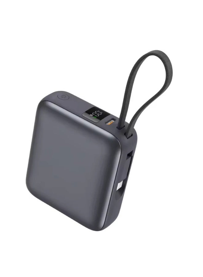 ريتشي بنك الطاقة Recci Energy Block RPB-P63، بسعة 20,000 مللي أمبير/ساعة، وقوة 22.5 واط، مع منفذ USB-C وكابل Lightning - Image 1
