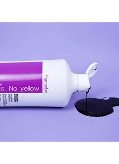FANOLA Fanola Color Depositing Purple Shampoo Toner 11.8 oz for Blonde, Silver, Gray - Anti Brass Remove Yellow Tones & Brassiness from Highlighted,Bleached Hair  - Image 2