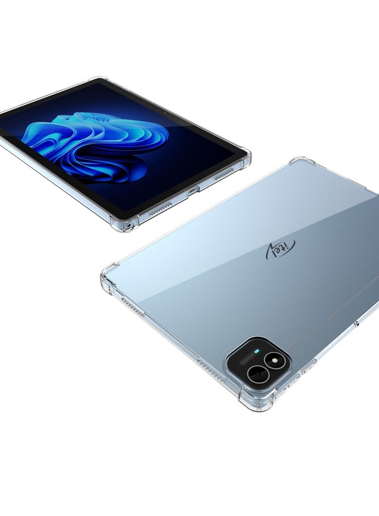 general Case Compatible with iTel Pad One 10.1" Tablet Silicone Soft Shell TPU Airbag Cover Clear Protective - Image 4