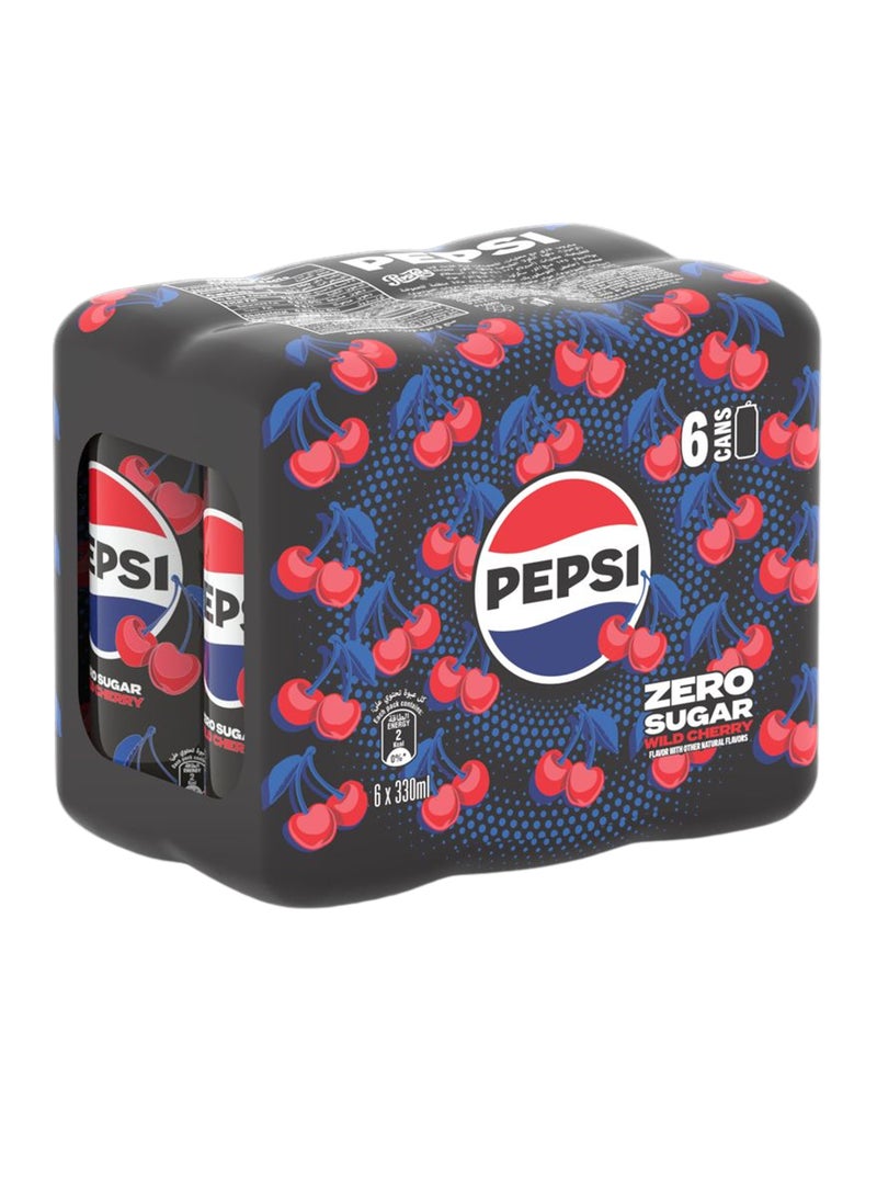 Pepsi Zero Cherry Pack 6 x 330ml  - Image 2